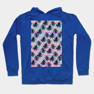 Starry Palms - Aqua Blue Hoodie